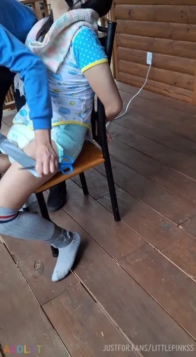 Littlepinkss - Bound And Humiliated Diaper Fantasy.mp4