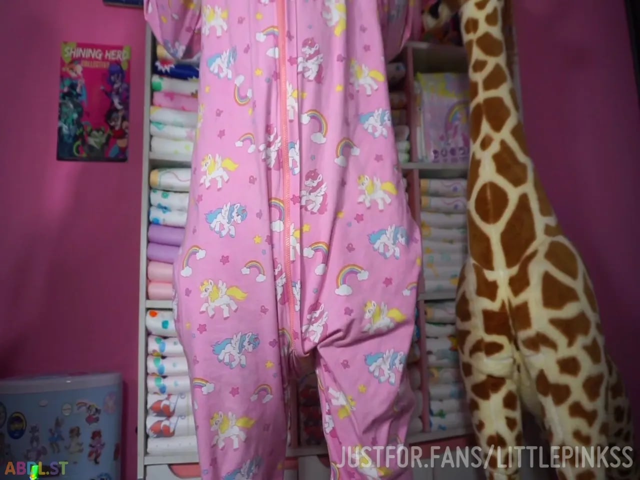 Littlepinkss - Double Diaper And Messy Blort