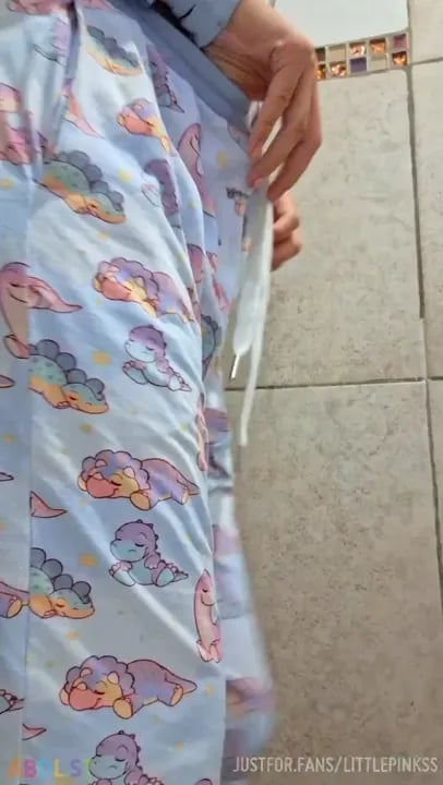 Littlepinkss - Messy Morning In Dino Pajamas