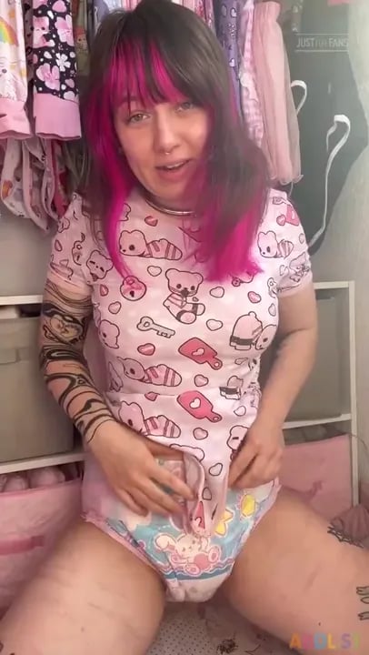 Herbabyleo - Filling Up Pink Bunny Hop Diapers