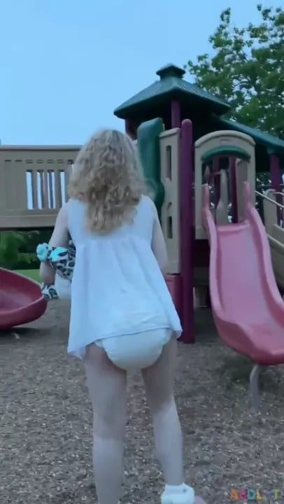Littlediaperidol - Big Kid in a Dress at the Park