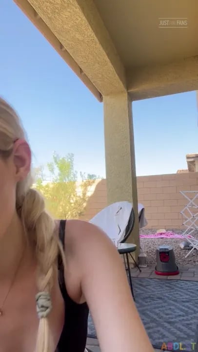 Blackrasbaby - Leaking Pullup Outside Patio.mp4