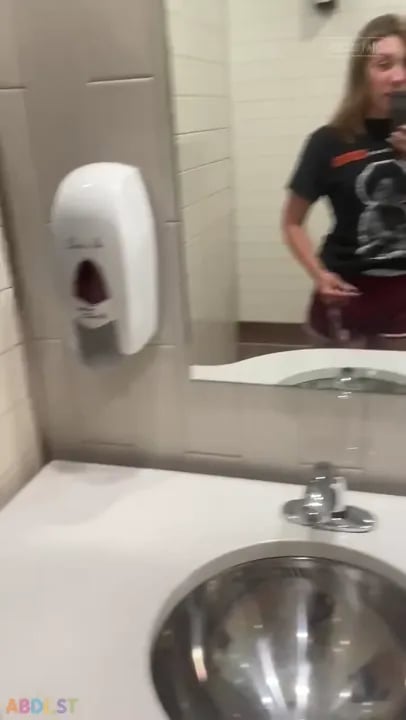 PaddedkittenVuittQn - Gas Station Bathroom Peek
